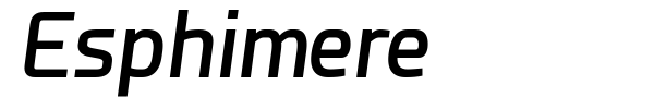 Esphimere font preview